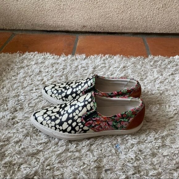 Coach C103 Pointy Toe Zebra Print Sneakers Sz 6.5 - Picture 15 of 16